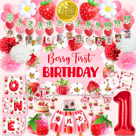 RainMeadow Berry first birthday backdrop for Instagram-ready photos.