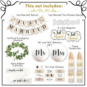 RainMeadow decorative signs highlighting wedding celebration