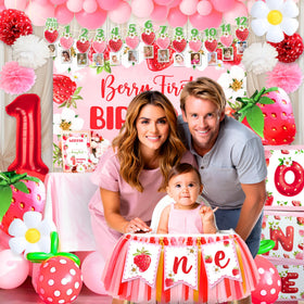 RainMeadow high chair tutu with berry theme boosts cute portraits.