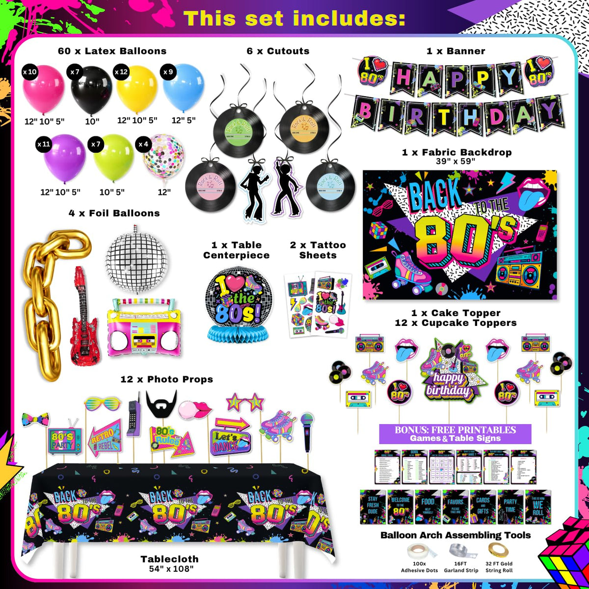 RainMeadow pre-strung banner adds cohesive retro flair.