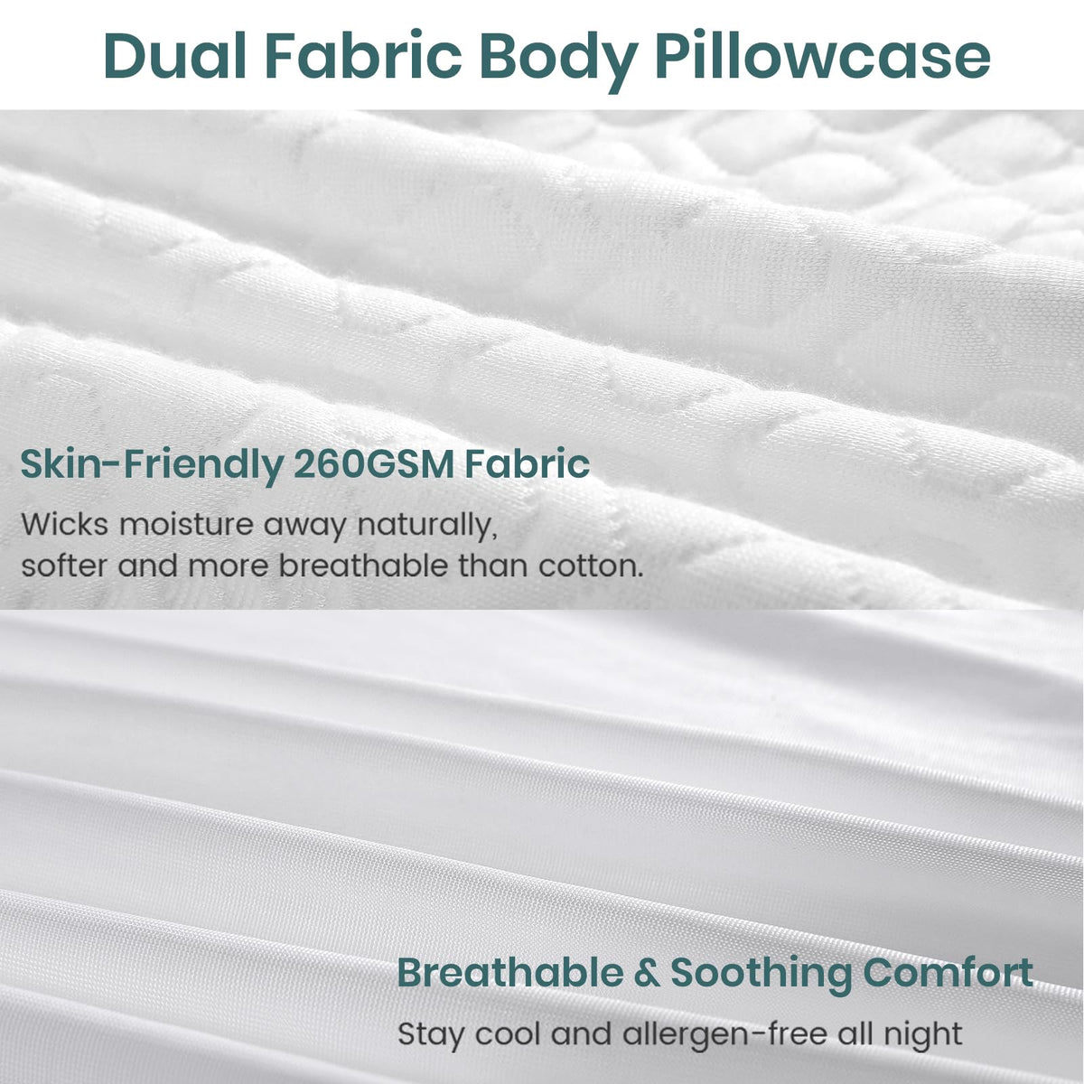 Rainmr heat-wicking outer cover photo highlights breathable night comfort