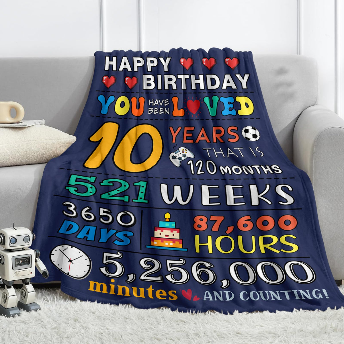 Rakoviol family-friendly gift blanket ideal for family celebrations