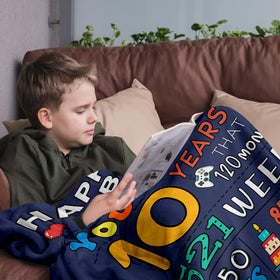 Rakoviol soft cozy blanket enhances storytime and movie nights