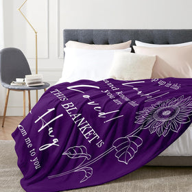 Rakoviol sympathy gift blanket conveys care during tough times.