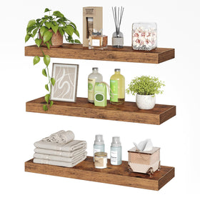 RALGEND floating shelves living room display for books and photos