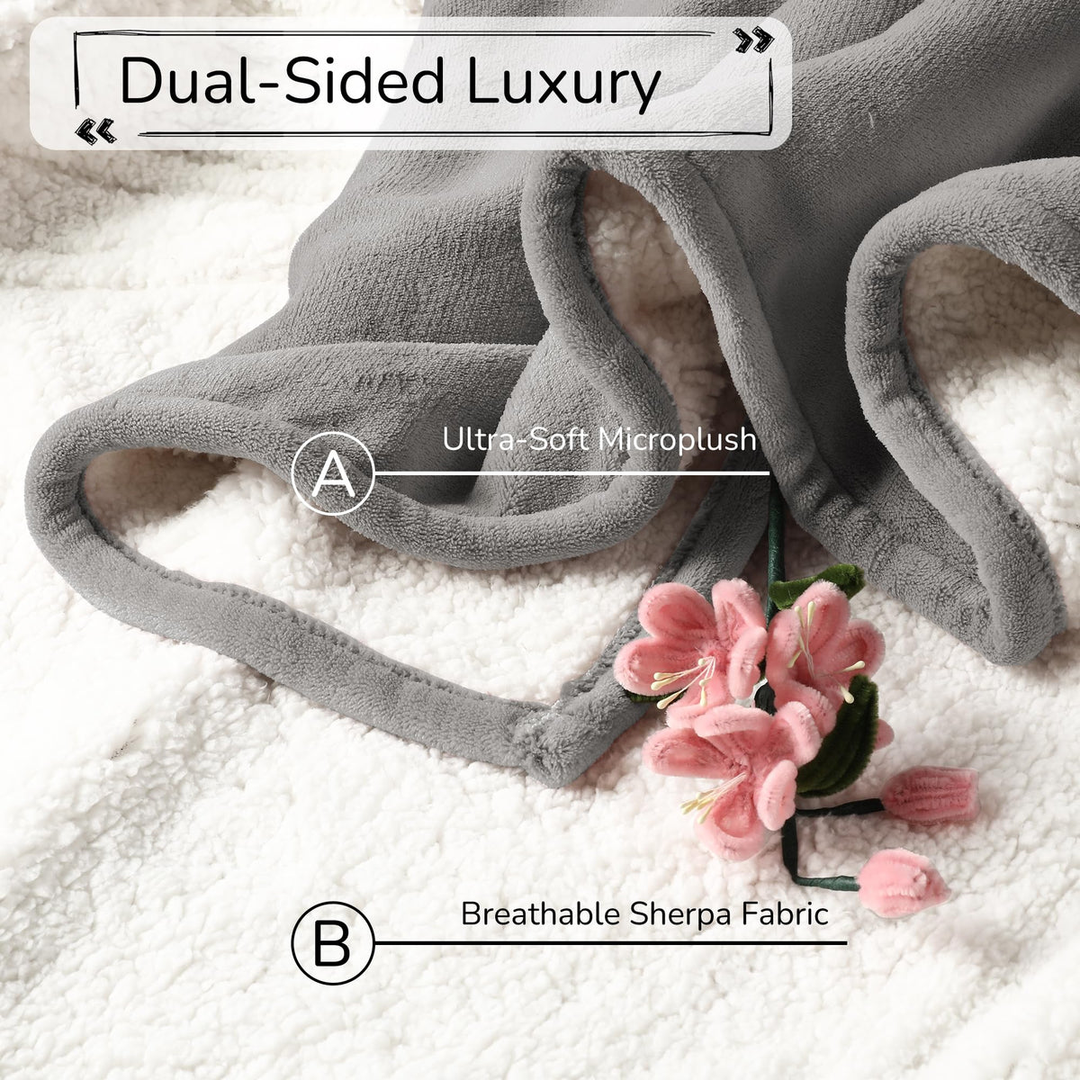 Ralysun machine-washable heated blanket for quick cleaning