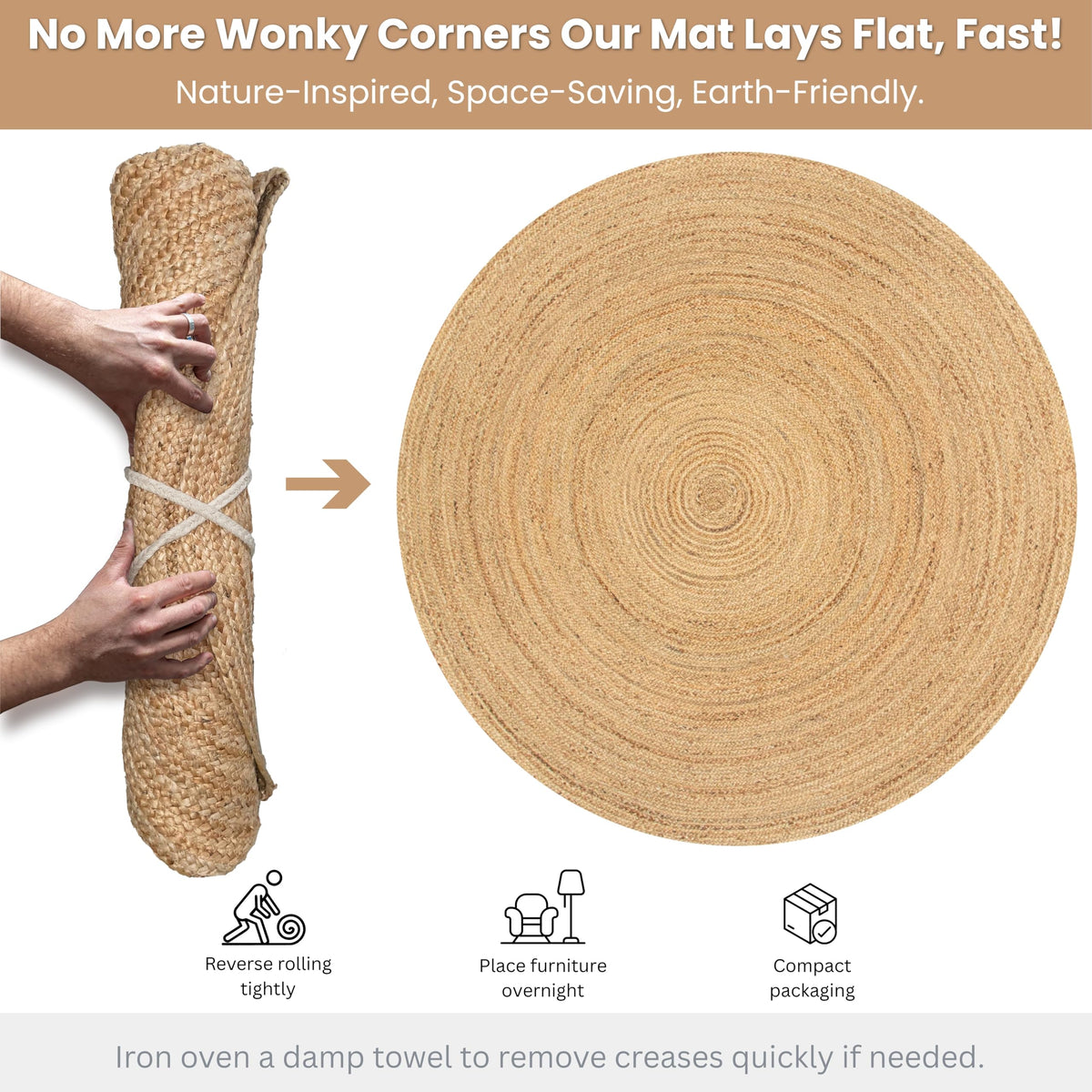 Ramanta Home natural farmhouse rug brings earthy warmth to neutral décor