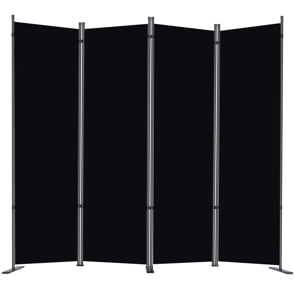 RANTILA 4-panel room divider extended to 89 inches for privacy
