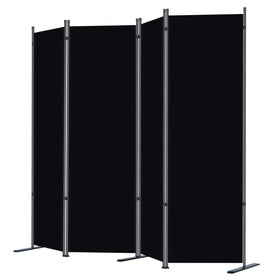 RANTILA room divider folded for compact storage after use