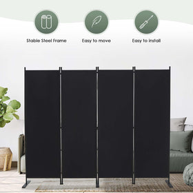 RANTILA black room divider in a home office setup