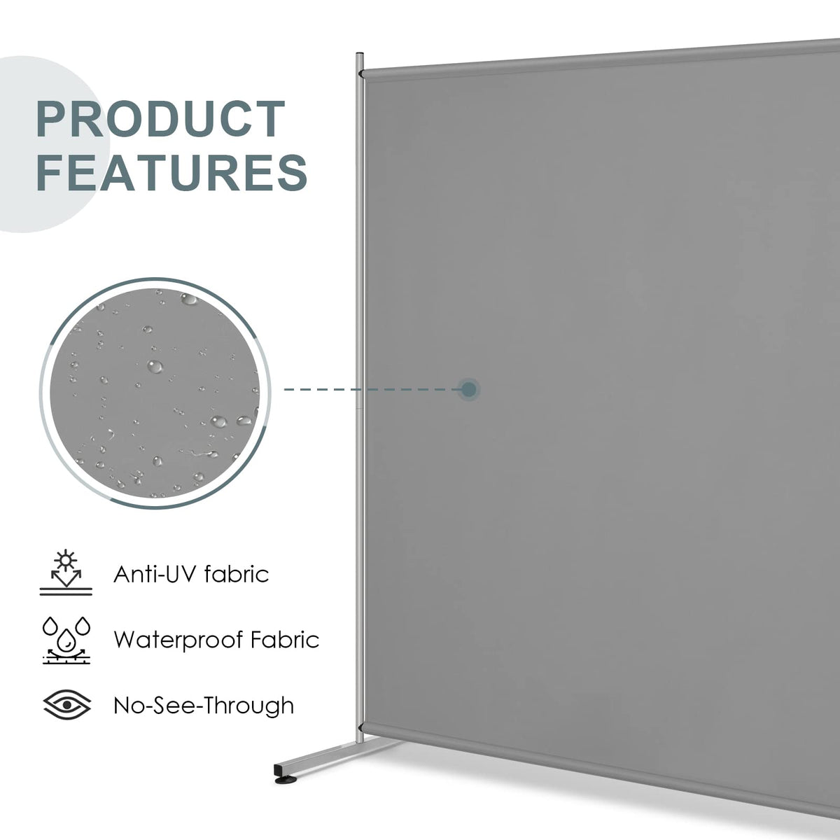 RANTILA steel frame closeup emphasizes sturdy, durable construction.