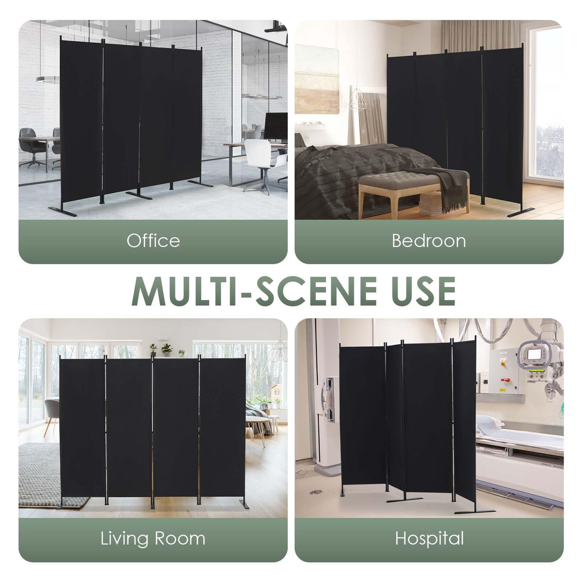 RANTILA triple-buckle hinges enable flexible folding design