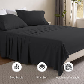 Brushed microfiber by Ranunculus feels cotton-like and luxurious.