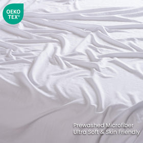 Ranunculus queen pillowcases 20 by 30 inches showing smooth brushed finish