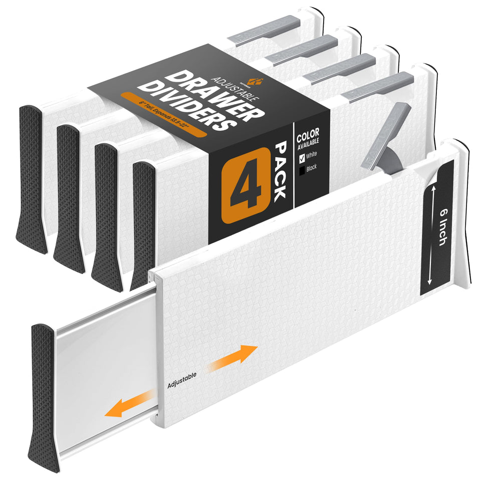 RAPTUROUS 6-inch tall deep divider keeps drawers neatly organized and stable.