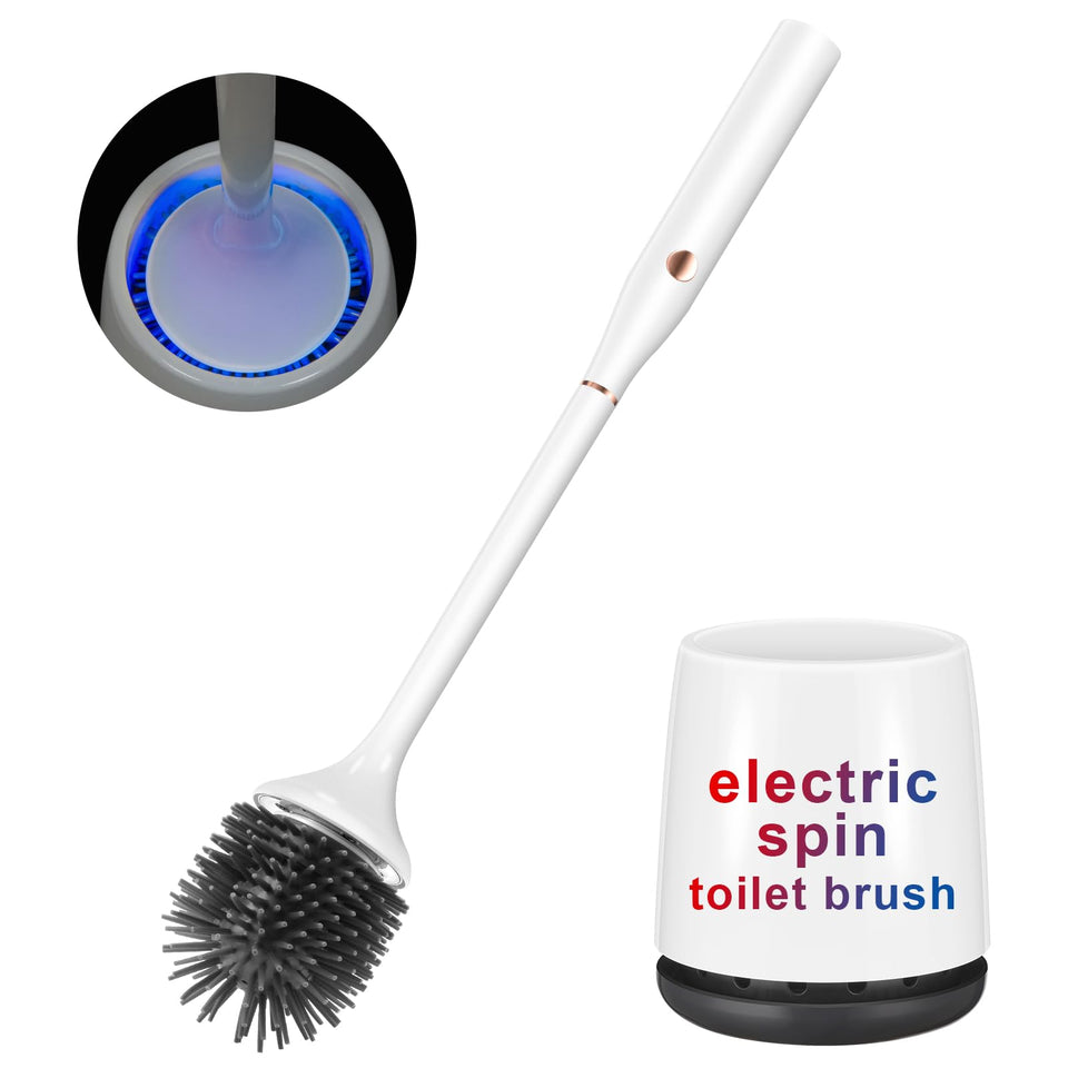 Ratolo electric toilet brush rotating head for efficient cleaning