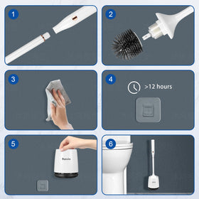 Ratolo no-drill wall-mount installation for simple setup