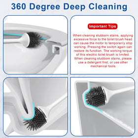 Ratolo silicone brush head is soft and flexible for porcelain surfaces
