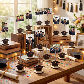 RattanView graduation centerpiece stand provides sturdy support at events
