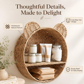 Rattanzenith bear nursery decor arrives gift-ready for new parents.