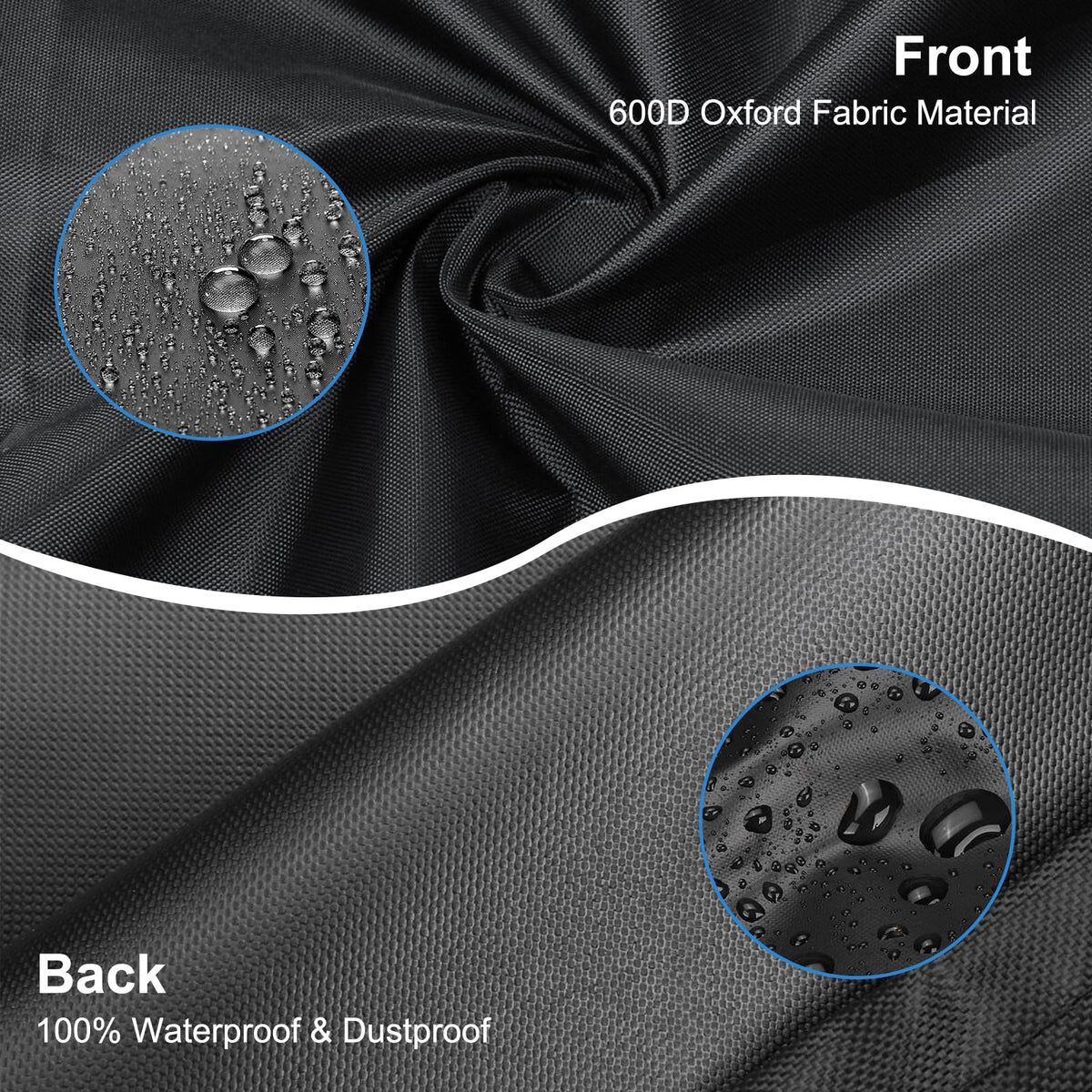 Raweao strong zippers and carabiners secure the folded mattress.