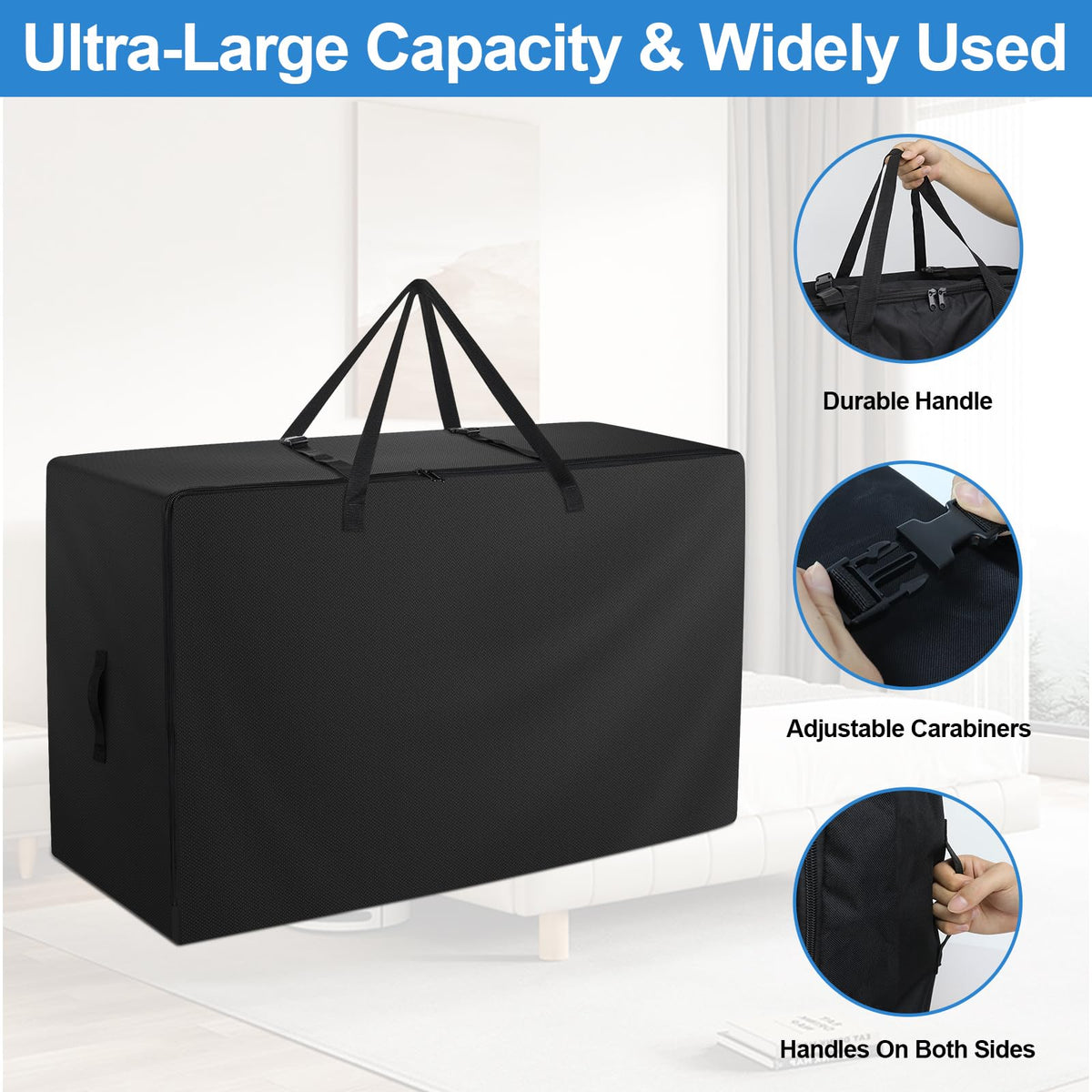 Raweao reinforced handles ensure strong lifting and durability.