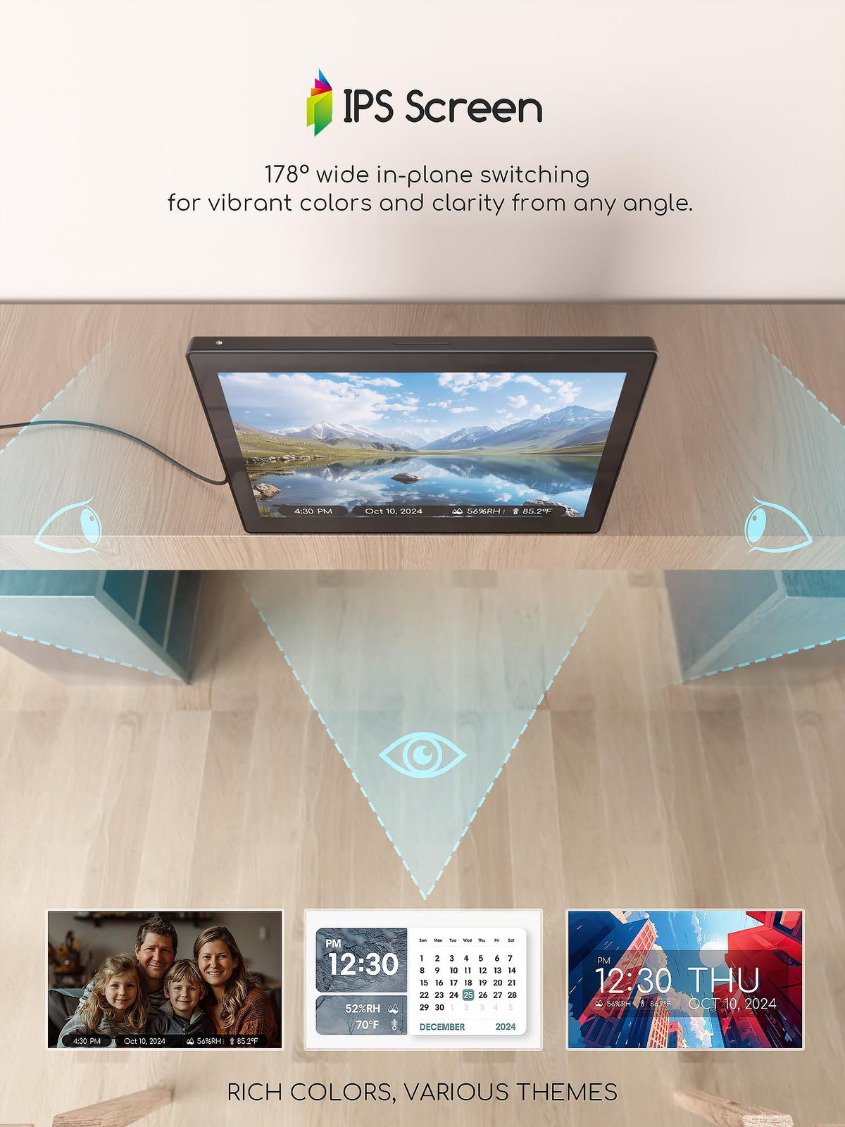 Raynic clock offering 12/24 hour time formats