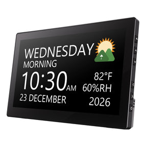Raynic digital clock with a large display for easy time reading