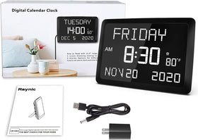 Raynic digital clock snooze function for extra minutes
