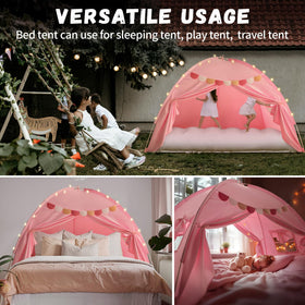 Razee bed tent offers easy setup with no tools required.
