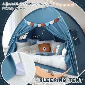 Razee twin bed tent easy assembly without tools.