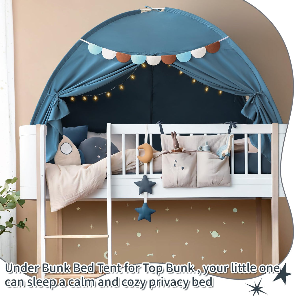 Razee twin bed tent two-door design for easy access from both sides.
