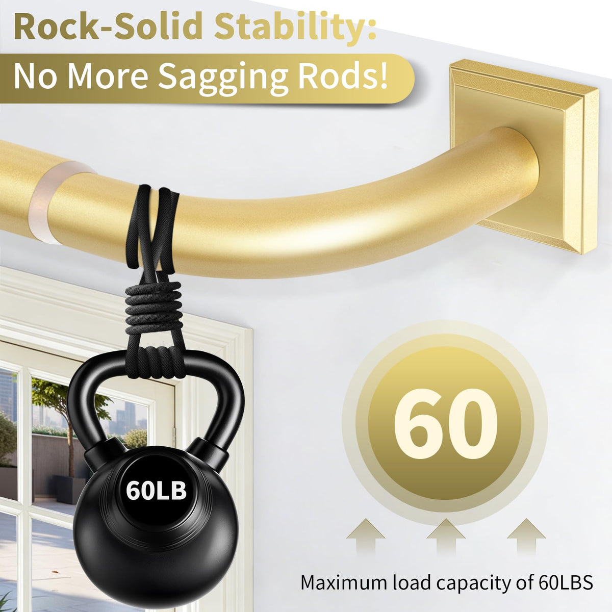 RBYCOS drill-in brackets enable indoor or outdoor installation
