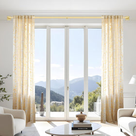 RBYCOS heavy-duty bracket provides sturdy support for blackout curtains