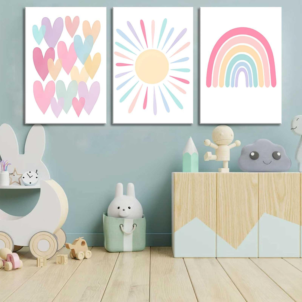 RCJARTI kids-room-decor-pastel brings calm, stylish energy to play areas