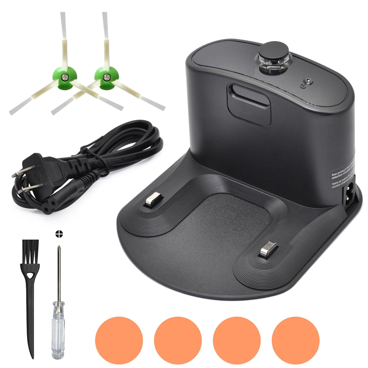 RDSJK Roomba charger dock packaging emphasizes complete ready-to-use kit.