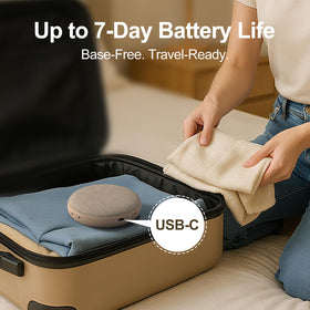 REACHER ambient light display adjusts brightness for day and night comfort.