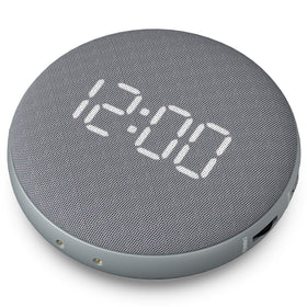 REACHER under-pillow alarm clock for discreet, cordless wake-ups.