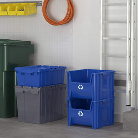 ReadySpace bin with comfortable built-in handles for easy transport.