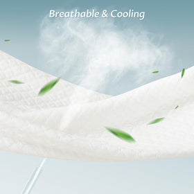 Reaks cooling 3D bamboo fabric texture improving airflow