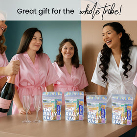Real Vitamins electrolyte powder supports hydration after celebrations.