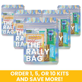 Real Vitamins minty gum for fresh breath and a quick pick-me-up.