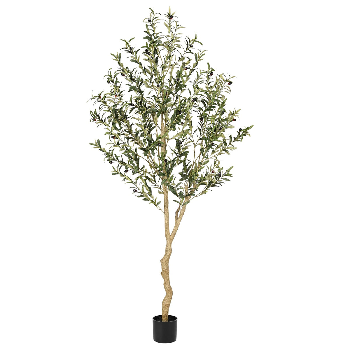 REALEAD faux olive tree 6ft with realistic leaves for living room decor