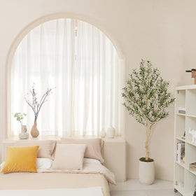 REALEAD faux olive tree arrives in secure packaging