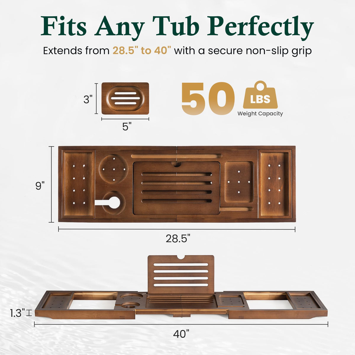 Removable towel trays by Realgulf keep towels organized and accessible