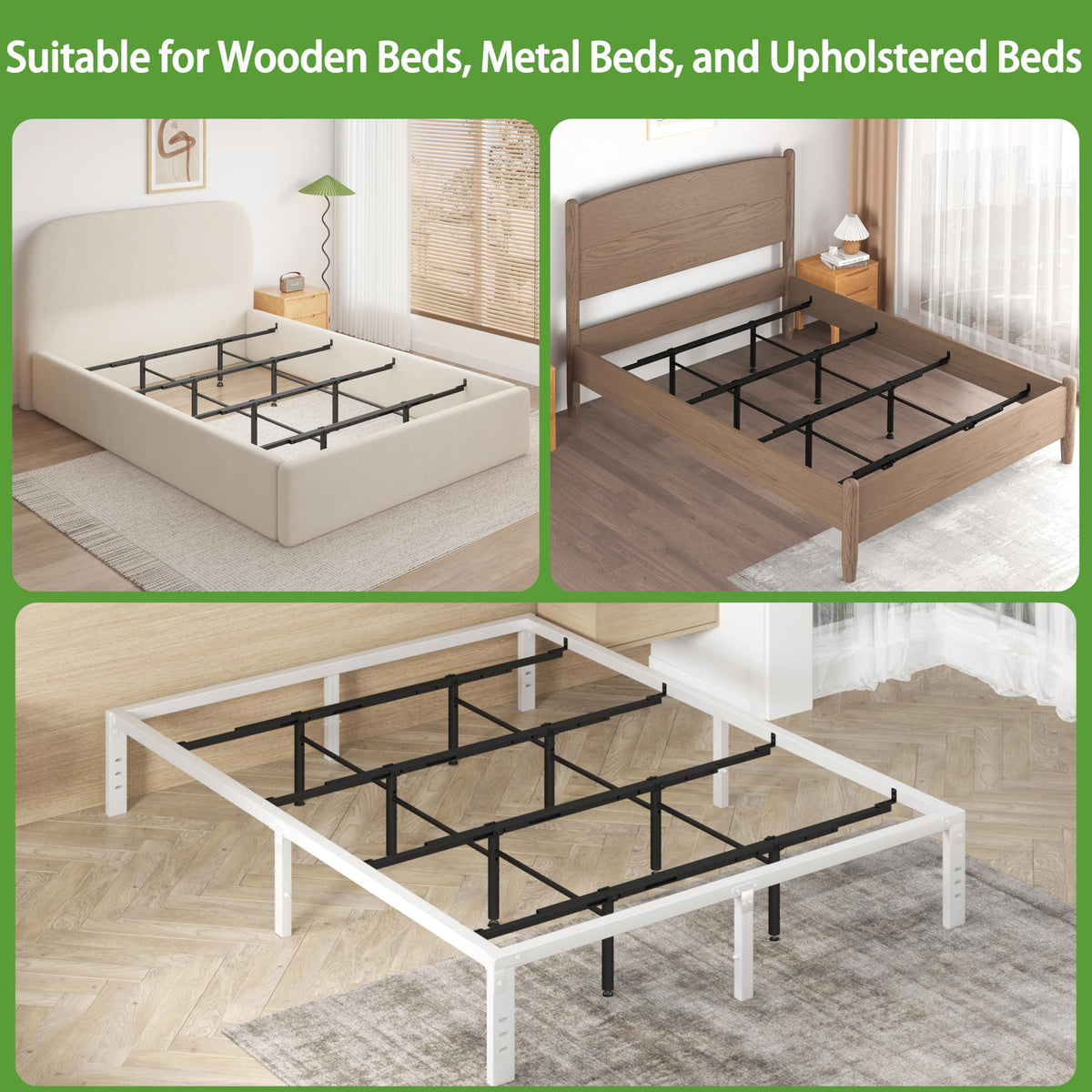 Realhotan universal-fit system supports full, queen, king and California King