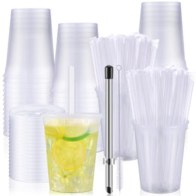 Reallnaive lemonade cups with lids for spill-free party serving.