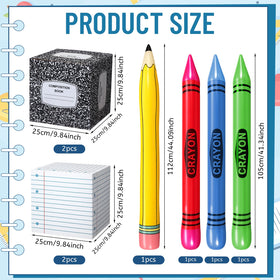 RealSpring balloon boxes create bold back-to-school displays.