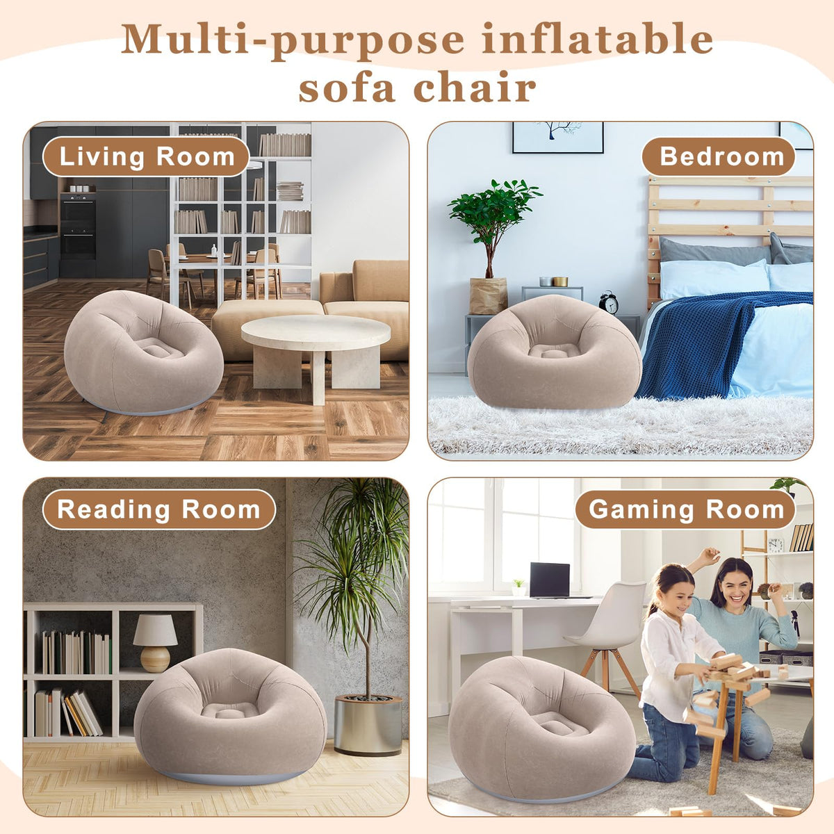 Realspring included electric pump enables quick setup