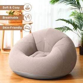 Realspring chair measures 38.5 by 21.6 inches for roomy comfort
